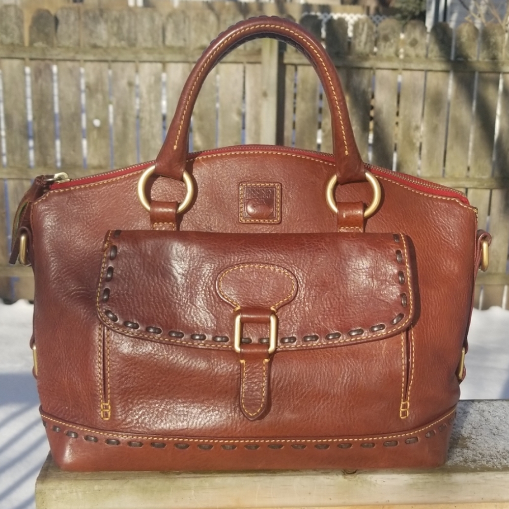 Dooney and Bourke florentine front pocket satchel